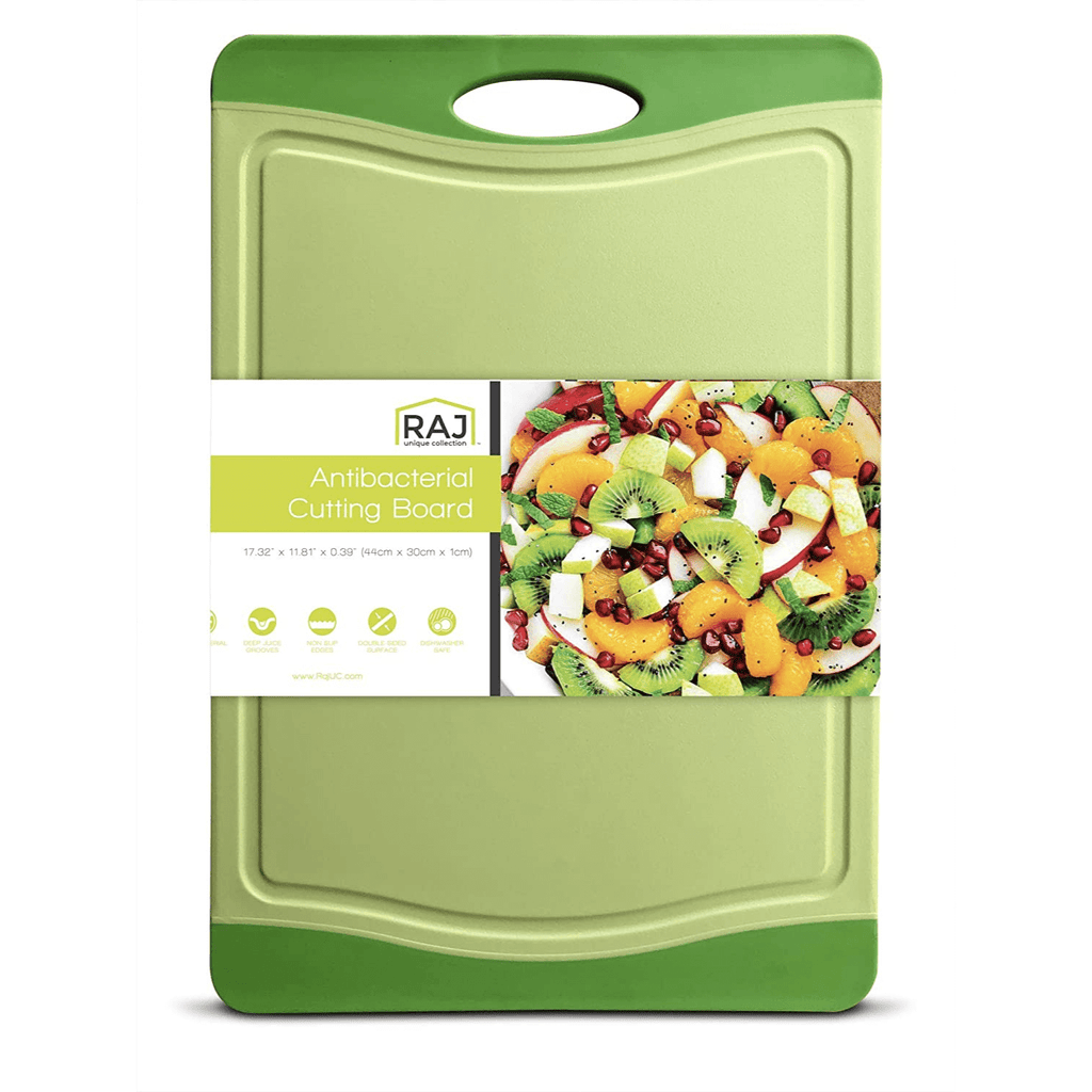 Extra Large Raj Antibacterial Plastic Cutting Board- Lime Green – Raj  Unique Collection