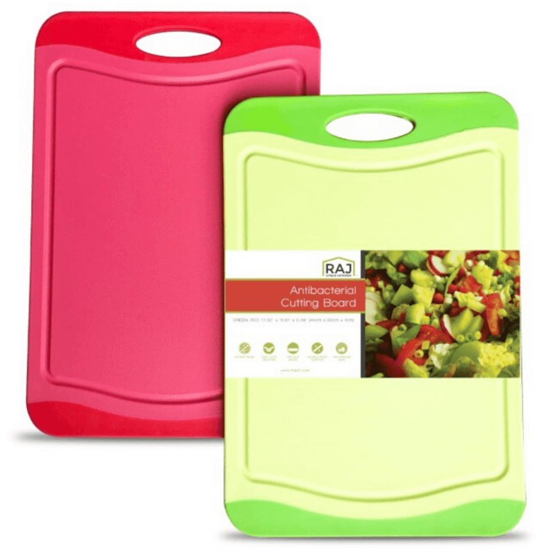 Red and Green Cutting Board - 18 x 12