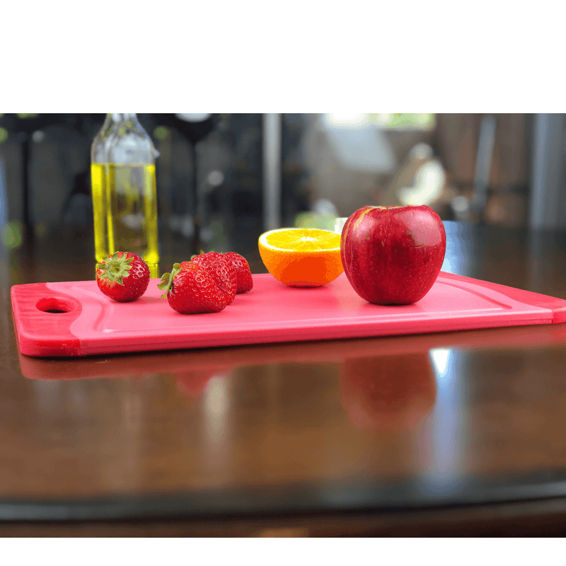 Raj Antibacterial Plastic Cutting Board - Small- Crimson Red – Raj Unique  Collection