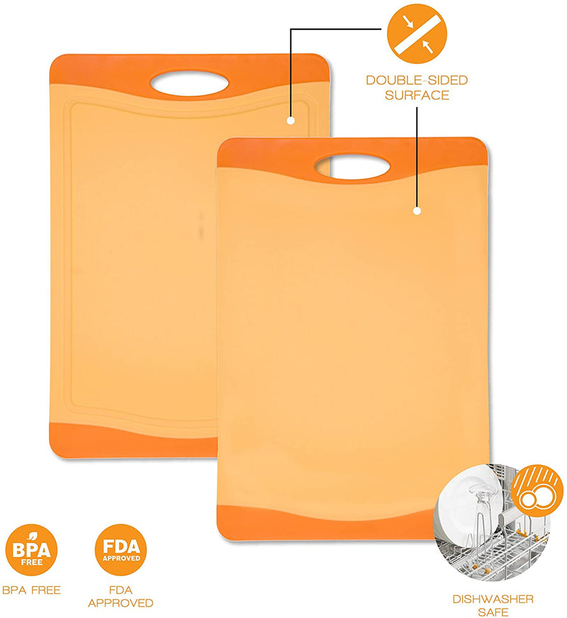 Raj Antibacterial Plastic Cutting Board - Small - Orange and Green – Raj  Unique Collection